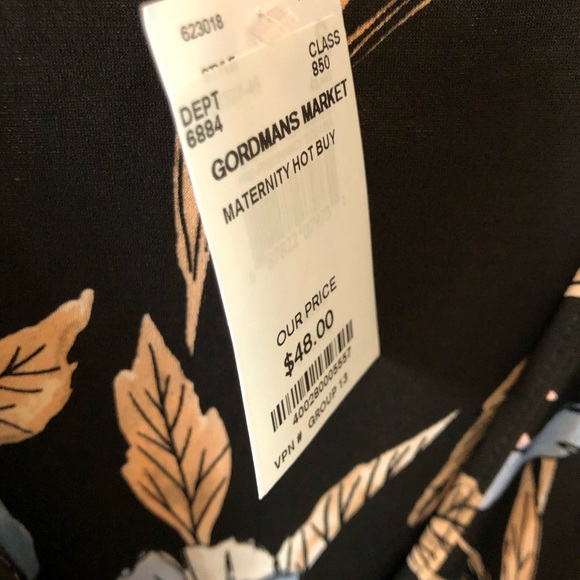 Motherhood Maternity Dresses Motherhood Maternity Black Floral